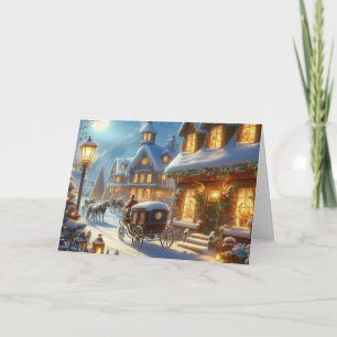 Oude kerstkaarten feestdagen kaart