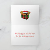 Oude Kerstkatten Kaart (Binnen)