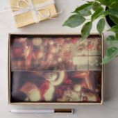 Oude Kerstman Decoupage Ambachtspapier Tissuepapier (Geschenk)