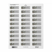 Oude Kerstman Etiket (Full Sheet)