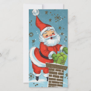 Oude Kerstman Feestdagenkaart