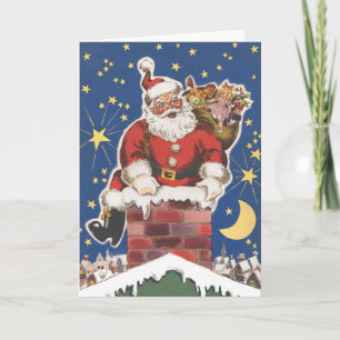 Oude Kerstman, Het was de Nacht voor Kerstmis Feestdagen Kaart