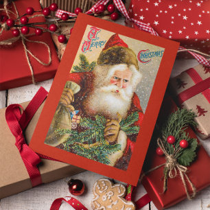 Oude Kerstman Kaart