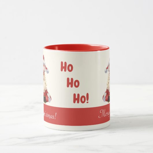 Oude kerstman met fashioned Santa Claus Ho Ho Merr Mok (Midden)