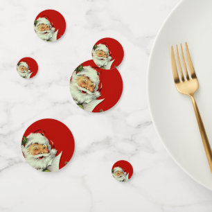 Oude Kerstman Rood Kerstfeest Confetti