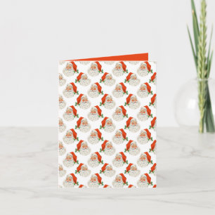 Oude Kerstman Sint Nicolaas Kerst- Vakantie Rood Kaart