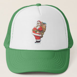 Oude Kerstman, Victoriaanse Kerstmis uitsnede Trucker Pet