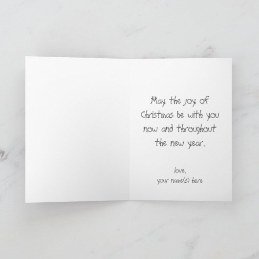 Oude Kerstmis, Annie Oakley Cowgirl Feestdagen Kaart (Binnen)