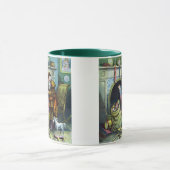 Oude Kerstmis, Kerstman Sokken met Speelgoed Mok (Midden)