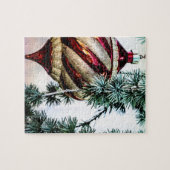 Oude kerstmis legpuzzel (Horizontaal)