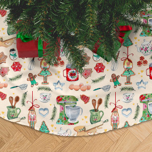 Oude Kerstmis schattige Notenkraker Koekjes Kerstboom Rok