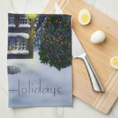  Oude Kerstmis Theedoek (Quarter Fold)