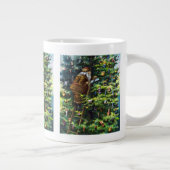 Oude Kerstmis, Victoriaanse Kerstman met Kerstboom Extra Grote Beker (Rechts)