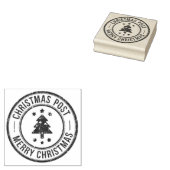 Oude Kerstpost Rubberstempel (Gestempeld)