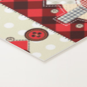 Oude kerstquilt met fashioned yogamat