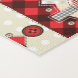 Oude kerstquilt met fashioned yogamat