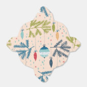 Oude kerstsieraden met fashioned kerstversieringen bedankdoosjes (Uitgevouwen)