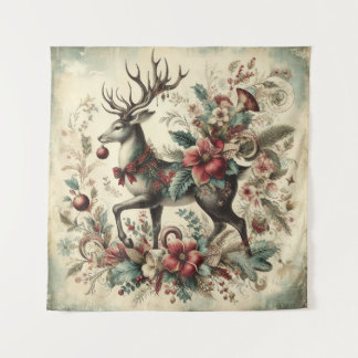 Oude Kersttapijt Wandkleed