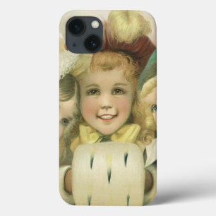 Oude Kerstzusters, Victoriaanse kinderen iPhone 13 Hoesje