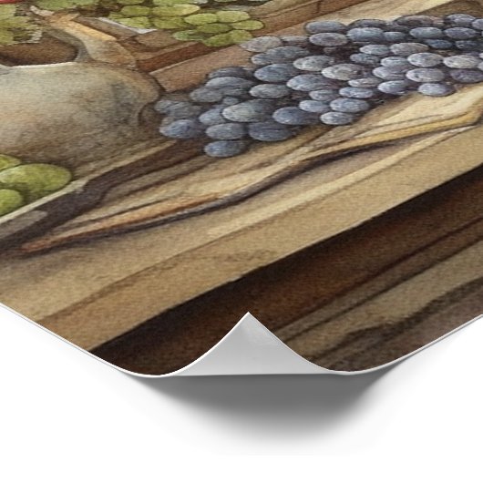 Oude keukenramerpotten Tuinplanten Poster (Hoek)