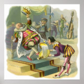 Oude kinderrijm Old King Cole gedicht lied Poster (Voorkant)