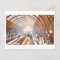 Oude King's Cross Station in Londen, Engeland