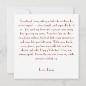 Oude Kitty Charme Valentijnsdag Kaart (Achterkant)