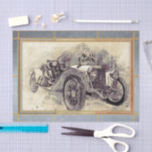 Oude  klassieke autoontkoppeling tissuepapier (Craft)