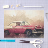 Oude klassieke autoontkoppeling tissuepapier (Craft)