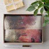 Oude  klassieke autoontkoppeling tissuepapier (Geschenk)