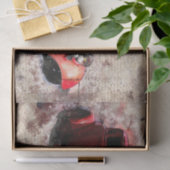 Oude klassieke autoontkoppeling tissuepapier (Geschenk)