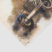 Oude  klassieke autoontkoppeling tissuepapier (Detail)