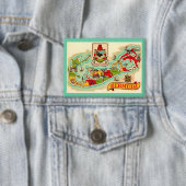 Oude klassieke Bermuda kaart Button (Insitu)