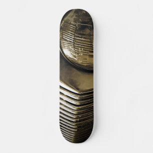 Oude klassieke koplamp skateboard