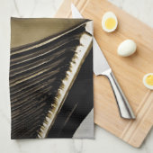 Oude klassieke koplamp theedoek (Quarter Fold)