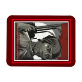 Oude Klassieke Vrouw van de Sovjet-Poster van 1926 Magneet (Horizontaal)