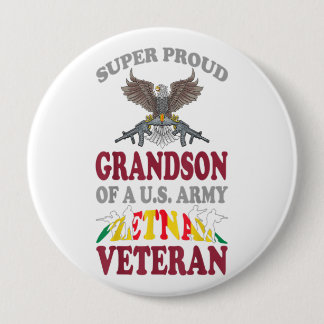  Oude kleinzoon van een Amerikaans leger Vietnam. Ronde Button 4,0 Cm