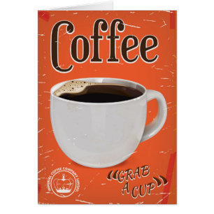 Oude koffiereclameposter