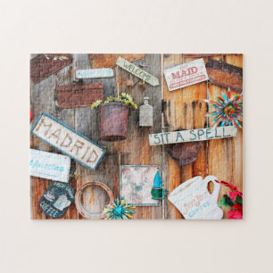 Oude Koffiewinkel in Mexico. Legpuzzel