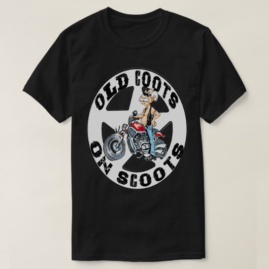 Oude kokers op scoots t-shirt (Design voorkant)