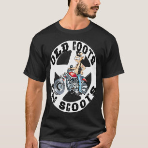 Oude kokers op scoots t-shirt