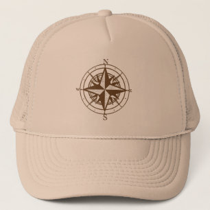 Oude kompas trucker pet