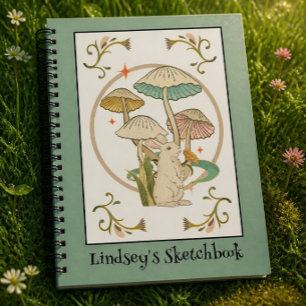 Oude Konijn Spiraal Schetsboek Notitieboek
