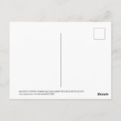 OUDE KOPEREN PEORIA FALCON HERSTELD BRIEFKAART (Achterkant)