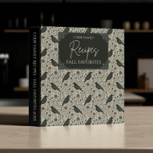 Oude Kraai & Bloemen Receptenmap – Aanpasbaar