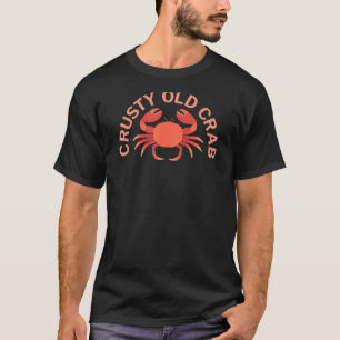 Oude krabvissers met korst t-shirt