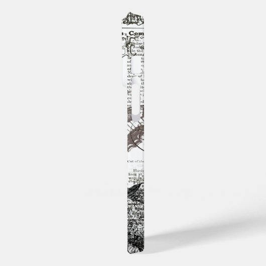 Oude krant Case-Mate iPhone case (Achterkant / Links)