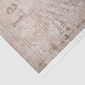 Oude krant Grungy Pink Tissue Paper Tissuepapier (Detail)