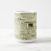 Oude krant koffiemok (Center)