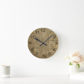 Oude  krant ronde klok (Huis)